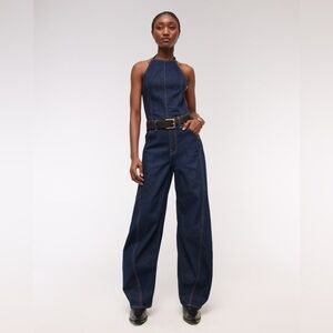 Abercrombie & Fitch Navy Jumpsuit
